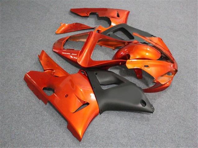 Carenagem R1 2002-2003 - Laranja Preto Carenagem R1 2002-2003 - Laranja Preto