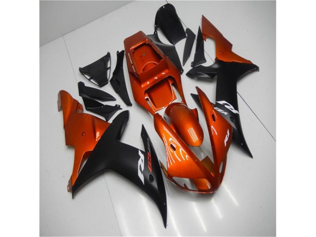 Carenagem R1 2002-2003 - Laranja Preto