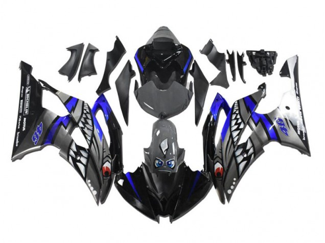 Carenagem R1 2009-2011 - Cinzento Azul Tubarão Carenagem R1 2009-2011 - Cinzento Azul Tubarão