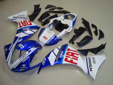 Carenagem R1 2012-2014 - Azul Branco Fiat
