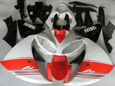 Carenagem R1 2012-2014 - Racy Vermelho Branco Preto