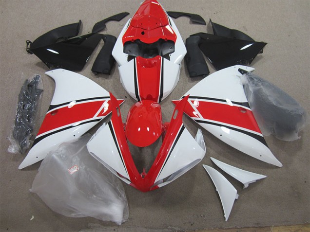 Carenagem R1 2012-2014 - Vermelho Branco Carenagem R1 2012-2014 - Vermelho Branco