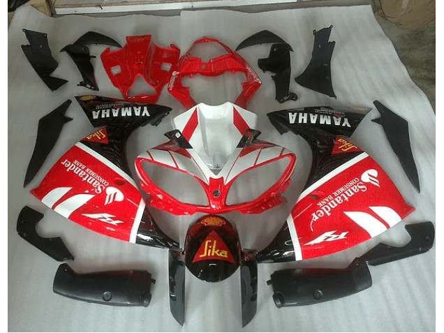 Carenagem R1 2012-2014 - Vermelho Branco & Preto Graphic Carenagem R1 2012-2014 - Vermelho Branco & Preto Graphic