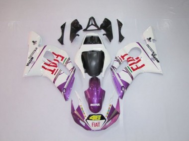 Carenagem R6 1998-2002 - Branco Roxo Fiat 46