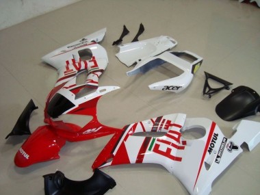 Carenagem R6 1998-2002 - Branco Vermelho Fiat Motul Acer