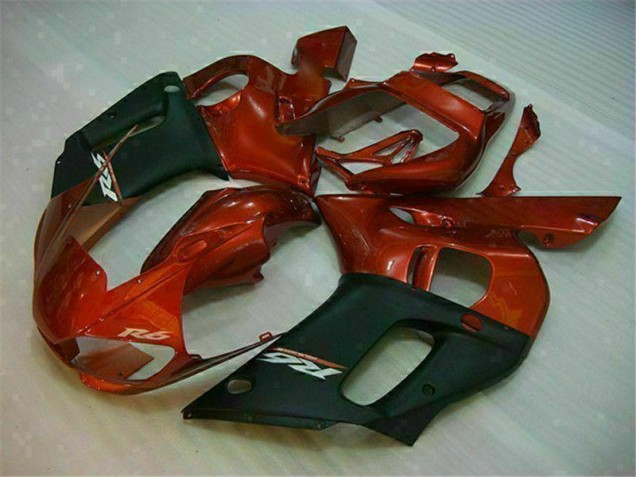Carenagem R6 1998-2002 - Preto Castanho Carenagem R6 1998-2002 - Preto Castanho