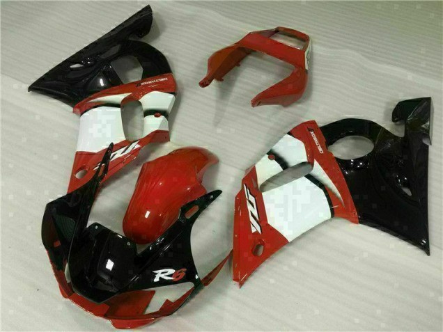Carenagem R6 1998-2002 - Vermelho Branco