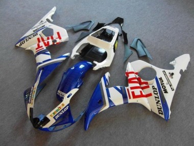 Carenagem R6 2003-2005 - Azul Branco Fiat