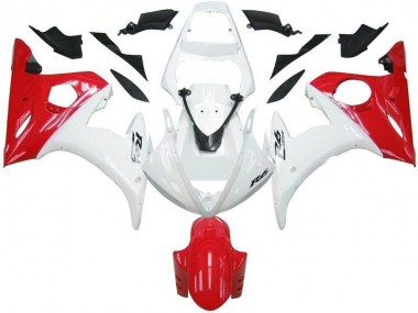 Carenagem R6 2003-2005 - Branco Vermelho