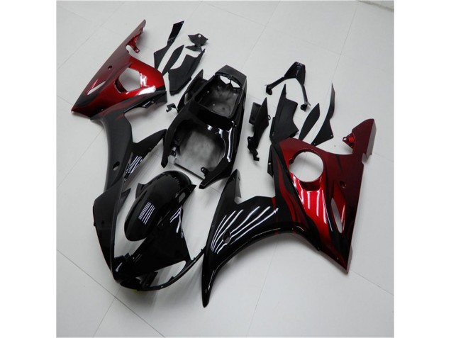 Carenagem R6 2003-2005 - Preto Vermelho Carenagem R6 2003-2005 - Preto Vermelho