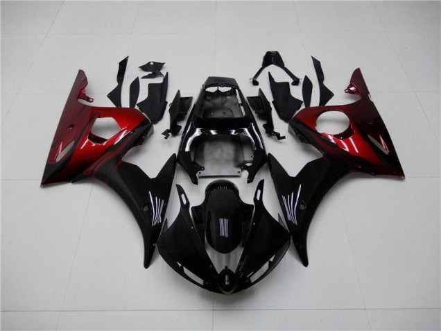Carenagem R6 2003-2005 - Preto Vermelho Carenagem R6 2003-2005 - Preto Vermelho