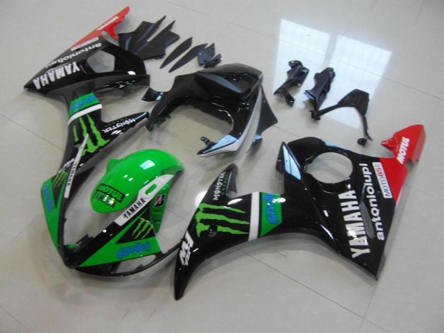 Carenagem R6 2003-2005 - Verde Monster