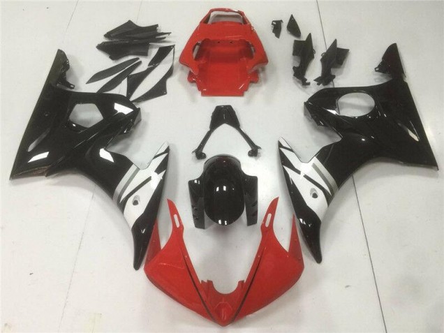 Carenagem R6 2003-2005 - Vermelho Preto Branco