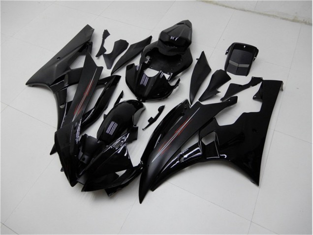 Carenagem R6 2006-2007 - Brilhante Preto Fosco Carenagem R6 2006-2007 - Brilhante Preto Fosco