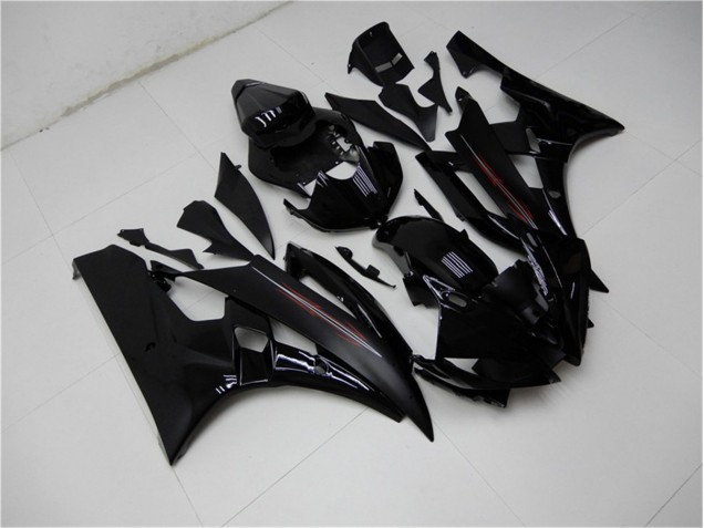 Carenagem R6 2006-2007 - Brilhante Preto Fosco Carenagem R6 2006-2007 - Brilhante Preto Fosco