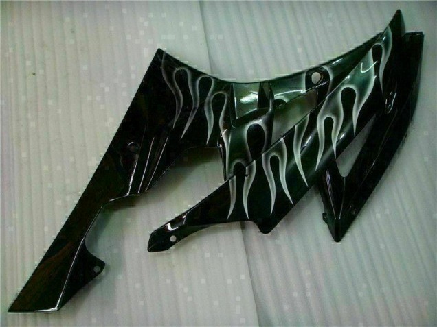 Carenagem R6 2006-2007 - Prata Chama Preto Carenagem R6 2006-2007 - Prata Chama Preto