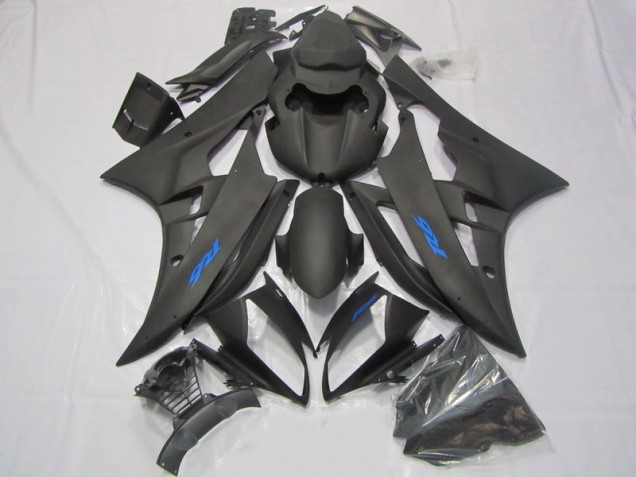 Carenagem R6 2006-2007 - Preto Azul Decalque Carenagem R6 2006-2007 - Preto Azul Decalque