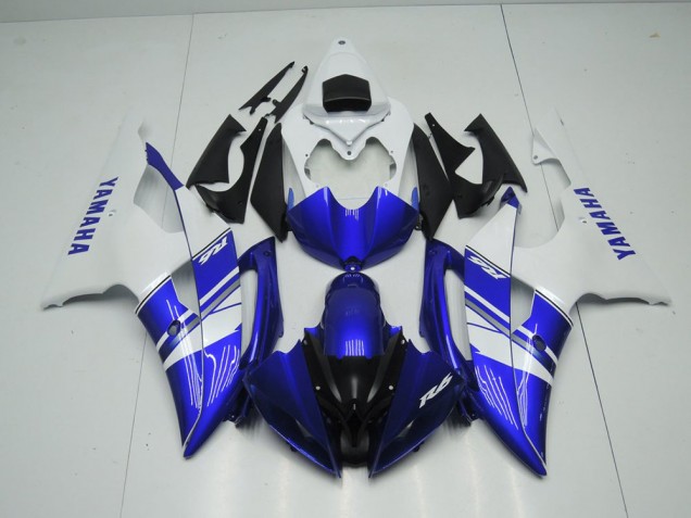 Carenagem R6 2008-2016 - Azul Branco Estilo OEM Carenagem R6 2008-2016 - Azul Branco Estilo OEM