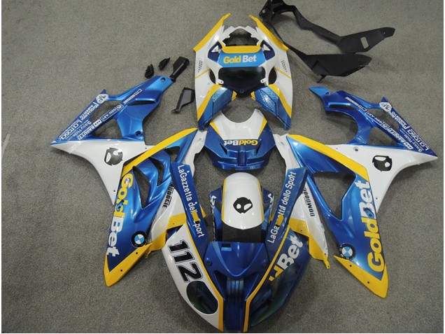Carenagem S1000RR 2009-2014 - Branco Azul GoldBet 112