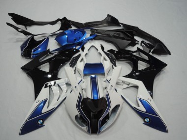 Carenagem S1000RR 2009-2014 - Preto Branco Azul