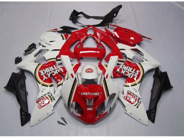 Carenagem S1000RR 2009-2014 - Vermelho Branco Lucky Strike