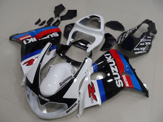 Carenagem TL1000R 1998-2003 - Branco Azul Motul Carenagem TL1000R 1998-2003 - Branco Azul Motul