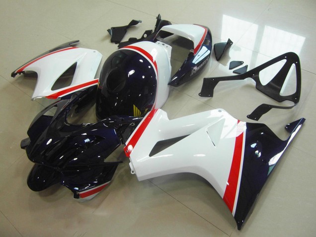 Carenagem VFR 800 2002-2013 - Branco Azul Escuro Carenagem VFR 800 2002-2013 - Branco Azul Escuro