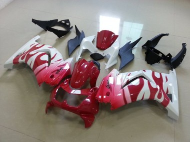Carenagem ZX 250R 2008-2012 - Rosa Vermelho Chama