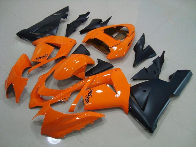 Carenagem ZX10R 2003-2005 - Laranja Preto Fosco Carenagem ZX10R 2003-2005 - Laranja Preto Fosco
