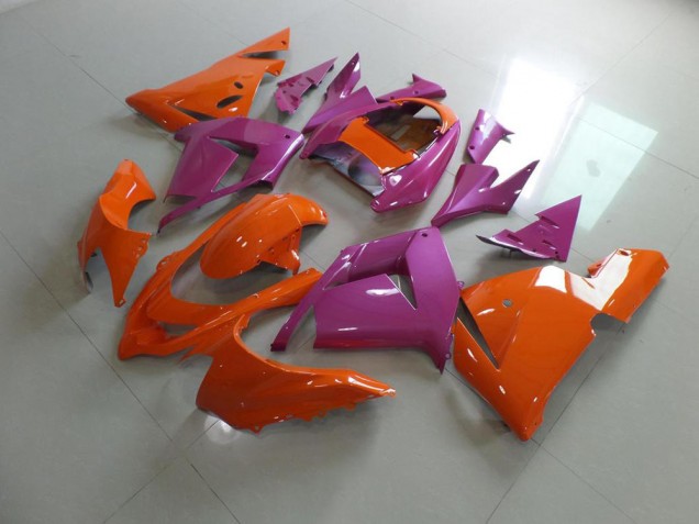 Carenagem ZX10R 2003-2005 - Laranja & Rosa