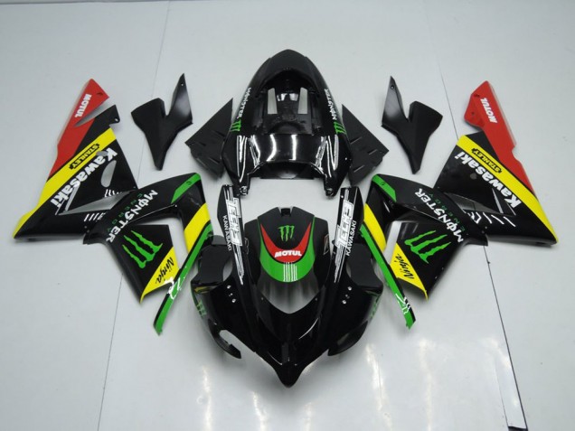 Carenagem ZX10R 2003-2005 - Preto Amarelo Monster
