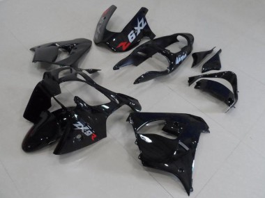 Carenagem ZX10R 2003-2005 - Preto & Cinzento Decalques