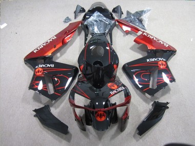 Carenagem ZX10R 2003-2005 - Preto Vermelho Racardi