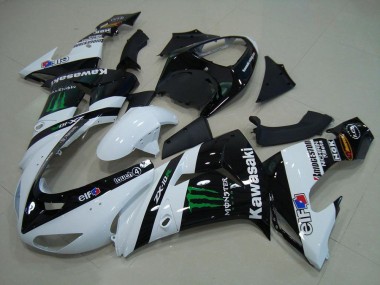 Carenagem ZX10R 2006-2007 - Branco Monster