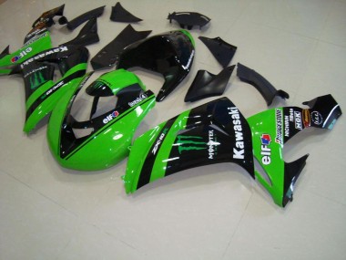Carenagem ZX10R 2006-2007 - Verde Monster Corrida
