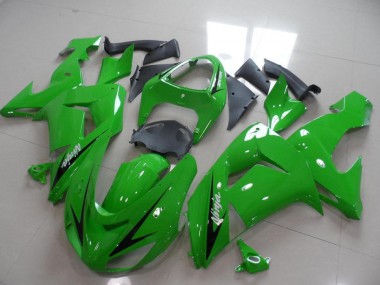 Carenagem ZX10R 2006-2007 - Verde Preto Arrow