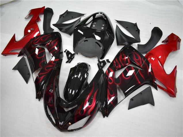 Carenagem ZX10R 2006-2007 - Vermelho Chama
