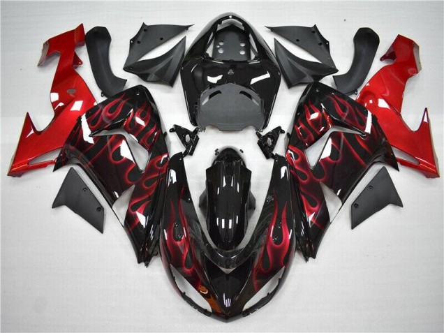 Carenagem ZX10R 2006-2007 - Vermelho Chama