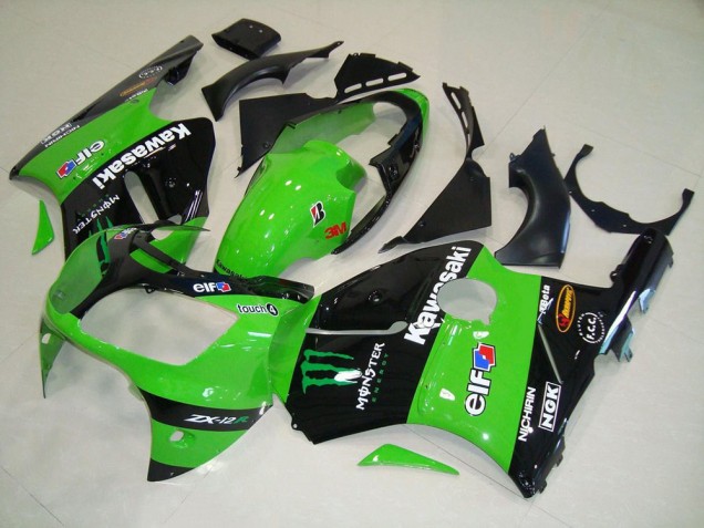 Carenagem ZX12R 2000-2001 - Verde Monster Carenagem ZX12R 2000-2001 - Verde Monster