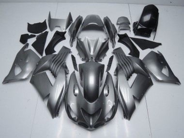 Carenagem ZX14R ZZR 1400 2006-2011 - Brilhante Cinzento