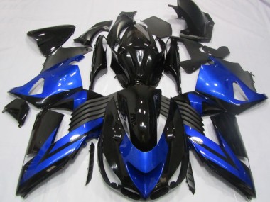 Carenagem ZX14R ZZR 1400 2006-2011 - Preto Azul