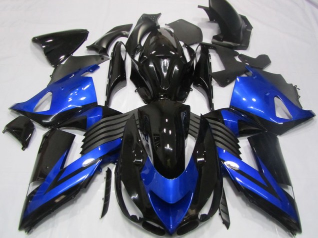 Carenagem ZX14R ZZR 1400 2006-2011 - Preto Azul