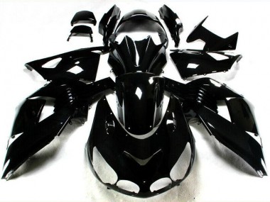 Carenagem ZX14R ZZR 1400 2006-2011 - Preto Brilhante
