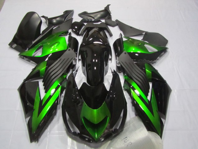 Carenagem ZX14R ZZR 1400 2006-2011 - Preto Verde Carenagem ZX14R ZZR 1400 2006-2011 - Preto Verde