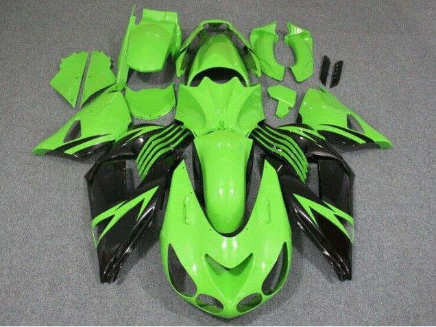 Carenagem ZX14R ZZR 1400 2006-2011 - Verde Preto Carenagem ZX14R ZZR 1400 2006-2011 - Verde Preto