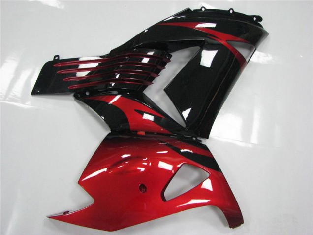 Carenagem ZX14R ZZR 1400 2006-2011 - Vermelho Preto Carenagem ZX14R ZZR 1400 2006-2011 - Vermelho Preto