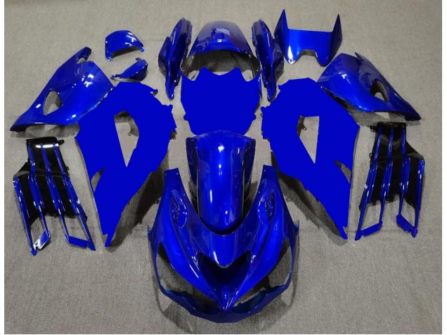 Carenagem ZX14R ZZR 1400 2012-2021 - Azul Preto