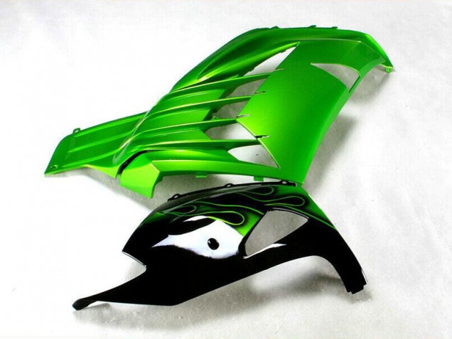 Carenagem ZX14R ZZR 1400 2012-2021 - Verde Preto