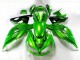 Carenagem ZX14R ZZR 1400 2012-2021 - Verde Preto