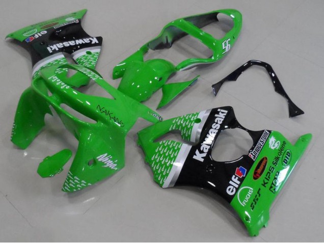 Carenagem ZX6R 1998-1999 - Verde Preto